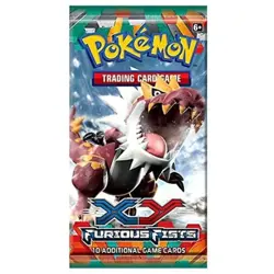 1X Pokemon XY Furious Fists Booster Pack Random Artwork Factory Sealed - Image 1