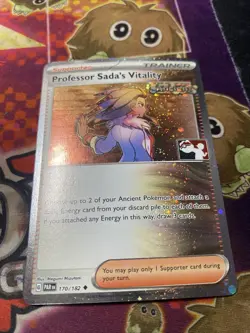 Professor Sada’s Vitality 170/182 NM Cosmos Holo Pokemon Play Prize Pack Series - Image 2