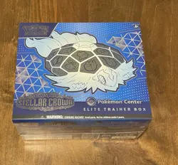 Stellar Crown Pokemon Center ETB Factory Sealed Elite Trainer Box - Image 1