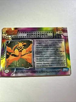 1999 Topps Pokemon Movie Edition Awakenings Non foil Mewtwo Strikes Back - Image 4