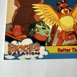 Pokemon Movie Edition #56 Pikachu's Vacation “Better Than Ever” Topps Blue 1999 - Image 5