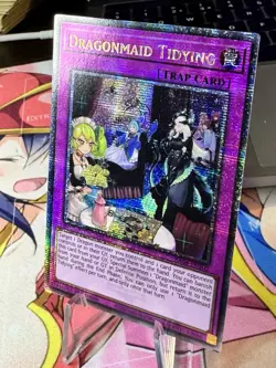 RA04-EN102 - Dragonmaid Tidying - Quarter Century Secret Rare - 1st Ed Yugioh - Image 2