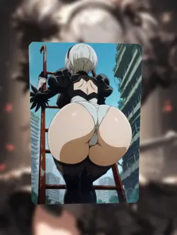 2B NieR: Automata Anime Waifu Sexy Goddess Doujin Lewd Hentai Card - Image 1