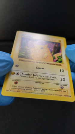 Pikachu - 58/102 - Base Set - Shadowless Common Card - Pokemon Card - Image 2