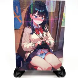 SSSS.Gridman Rikka Takarada Sexy Anime Waifu Girl Doujin Lewd Goddess Story Card - Image 2