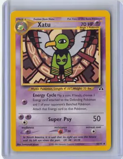 XATU - Neo Discovery Set - 52/75 - Uncommon - Pokemon Card - Unlimited - MP - Image 1