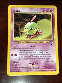 POKEMON Neo Genesis NATU 67/111 Card LP - Image 1