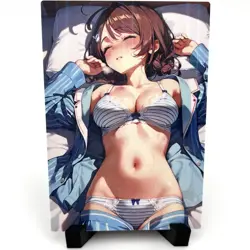 Sexy Hot Cute Anime Waifu Girl Doujin Lewd Goddess Story Holographic Art Card - Image 1