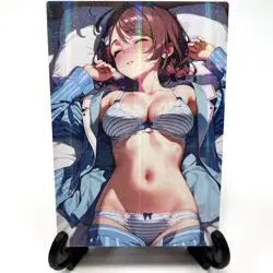 Sexy Hot Cute Anime Waifu Girl Doujin Lewd Goddess Story Holographic Art Card - Image 2