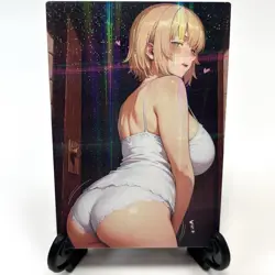 Sexy Hot Cute Anime Waifu Girl Doujin Lewd Goddess Story Holographic Art Card - Image 2
