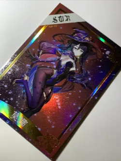 Mona Genshin Impact SUR 2 ACG Goddess Story Waifu Card Holo Girl Anime Cute Sexy - Image 3