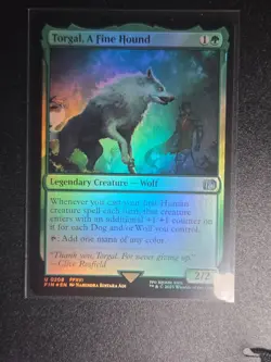 Torgal, A Fine Hound 0208 Foil Final Fantasy Mtg - Image 1