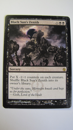 Magic the Gathering - Black Sun's Zenith - Mirrodin Besieged - excellent - Image 1
