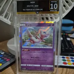 2019 Pokemon Japanese SM Tag Team GX All Stars Holo Mew Get Graded 10 GEM MINT - Image 1