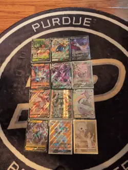 Lot Of 12 Pokemon Cards V, Gmax, Gx, Full Art,And Ex - Image 1