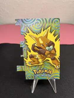 Alakazam #65 Pokemon The Movie 2000 Topps DIE CUT Chase EV9 of 12 - Image 1