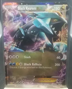 Black Kyurem EX 95/135 XY Plasma Storm Ultra Rare Pokemon Tcg - Image 1