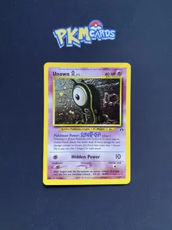 Pokemon TCG Unown A Neo Discovery 14/75 Holo Rare LP. - Image 1