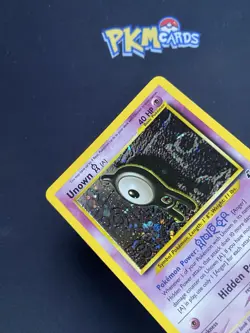 Pokemon TCG Unown A Neo Discovery 14/75 Holo Rare LP. - Image 2