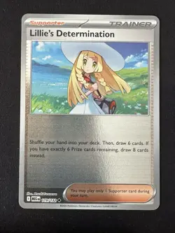 POKEMON TCG LILLIE’S DETERMINATION 119/132 MEGA EVOLUTION REVERSE HOLO ENGLISH - Image 1