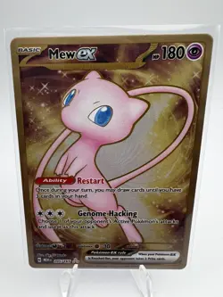 Pokemon Card Lot of Four, 151 Mew and Mewtwo Promos (Metal Mew) - Image 1