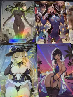 Waifu Bikini 9 x Goddess Doujin Cards Genshin Impact Under The Nightgown #1 - Image 2