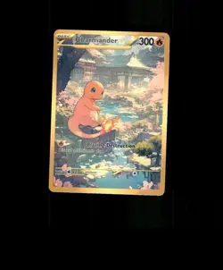 Glossy HOLO Charmander Card Charmander Pokemon Card READ DESCRIPTION BELOW p1 - Image 1