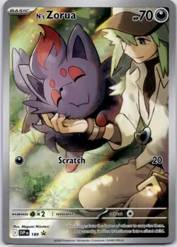 N's Zorua Promo SV: Scarlet & Violet Promo Cards 189 NM - Image 1