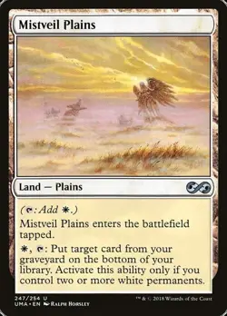 Magic The Gathering MTG MISTVEIL PLAINS Ultimate Masters NM Near Mint - Image 1