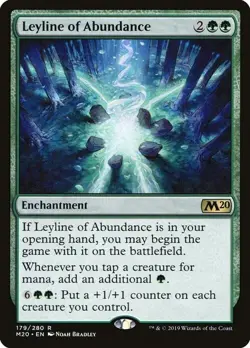 Magic The Gathering MTG LEYLINE OF ABUNDANCE Core Set 2020 NM Near Mint - Image 1