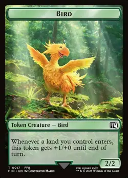 MTG I T 0017 Bird Token T 0015 Wizard I Final Fanstasy I Token I NM I ENG - Image 1