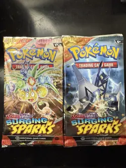 Pokemon Scarlet & Violet Surging Sparks Factory Sealed 36 Booster Pack lot - Image 1
