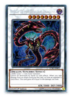 Beelze of the Diabolic Dragons - LCKC-EN071 - Secret Rare - 1st Edition Yugioh - Image 1