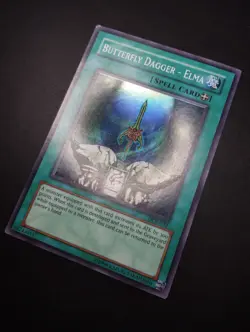 YUGIOH 2003 | BUTTERFLY DAGGER - ELMA | DCR-032 | NA PRINT | SR | EXCELLENT - Image 3