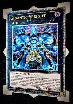 Gigantic Spright BLTR-EN091 Quarter Century Rare 1st Edition Yugioh - Image 1