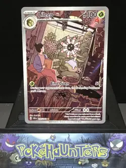 Pokemon Card Lileep 145/142 Stellar Crown Illustration Rare Holo Near Mint - Image 1