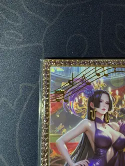 Goddess Singing Hancock Diamond Card Metal Waifu Doujin Numbered One Piece - Image 2