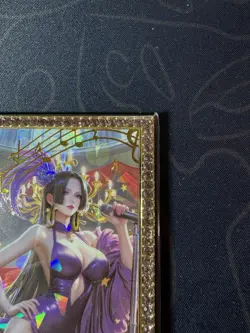 Goddess Singing Hancock Diamond Card Metal Waifu Doujin Numbered One Piece - Image 3