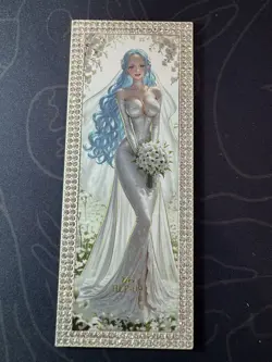 Goddess Wedding Bride Vivi Diamond Card Metal Waifu Doujin Numbered One Piece - Image 1