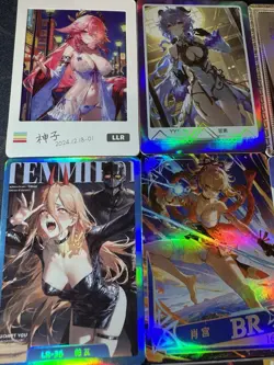 Waifu Bikini 9 x Goddess Doujin Cards Genshin Impact Under The Nightgown #2 - Image 2