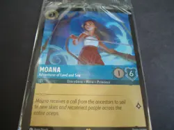 PSL Disney Lorcana Promo Card Moana 2 Adventurers on Land and Sea 26/P2 Sealed - Image 4