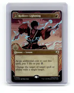 Redirect Lightning (Showcase) MTG: Avatar: The Last Airbender Foil NM - Image 1