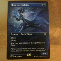 High Fae Trickster ( Borderless ) Foundation MTG NM - Image 1