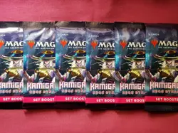 Magic The Gathering 6x KAMIGAWA NEON DYNASTY New Sealed SET Booster Packs MTG - Image 1