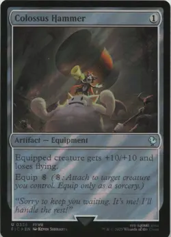 Colossus Hammer (Surge Foil) - FOIL - U Commander: FINAL FANTASY 338 - MTG - Image 1