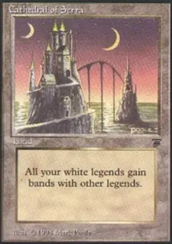 1x Cathedral of Serra Light Play, English Legends MTG Magic - Image 1