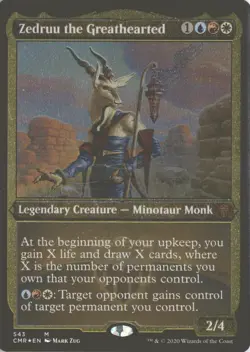 MTG Zedruu the Greathearted (543) *Etched Foil* Commander Legends MT/NM Free Shp - Image 1