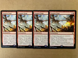 MTG 4x Outpost Siege # 110 Fate Reforged Modern Magic the Gathering x4 NM - Image 1