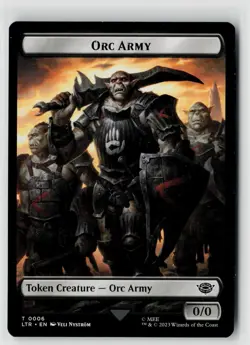 MTG Orc Army 006 Lord Of The Rings LOTR x4 NM Token - Image 1
