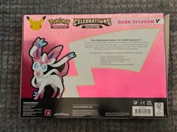 2021 Pokemon TCG Celebrations Dark Sylveon V Sealed Collection Box - Image 2
